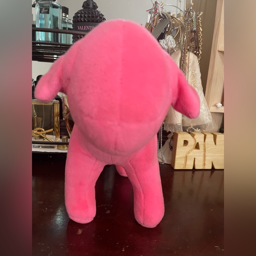 LARGE Victoria Secret PINK NATION LIMITED EDITION COZY PLUSH PUPPY DOG BIG - Picture 2 of 3